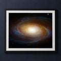 Framed print mockup — M81 Spiral Galaxy