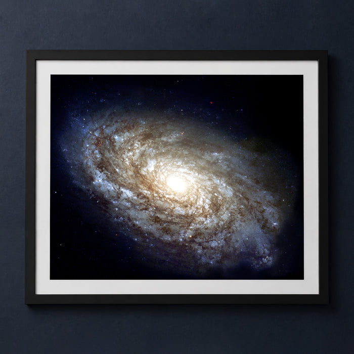 Framed print mockup — Majestic Spiral Galaxy