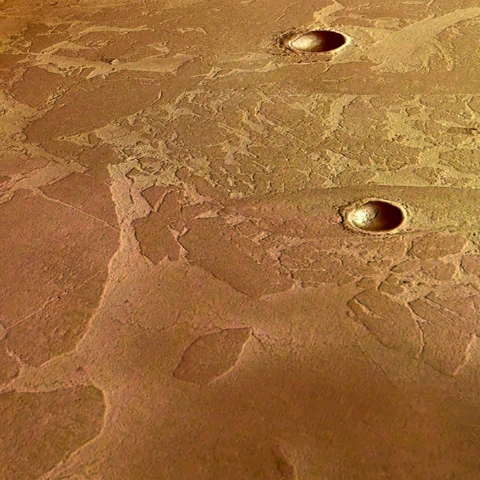 Mars Frozen Sea - high resolution space images - Sky Image Lab