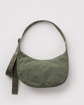 Medium Nylon Crescent Bag - Caper