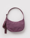 Medium Nylon Crescent Bag - Wild Plum
