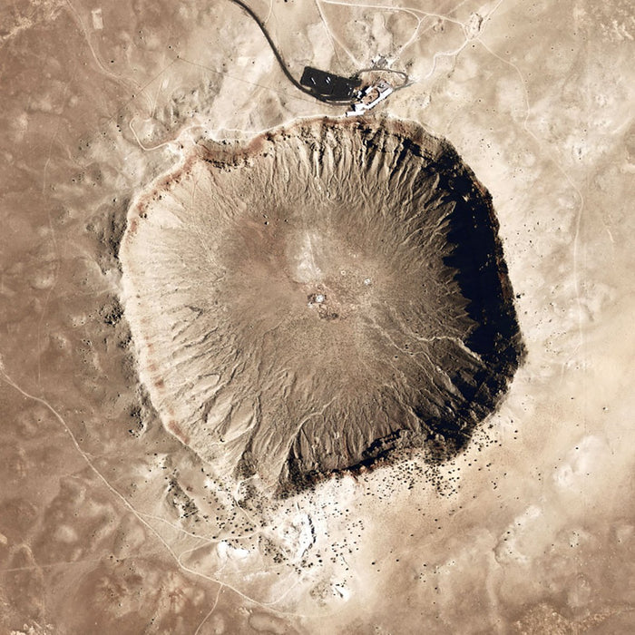 Meteor Crater on Earth - high resolution space images - Sky Image Lab