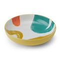Mikasa Stoneware Bowl - 21cm - Yellow Abstract