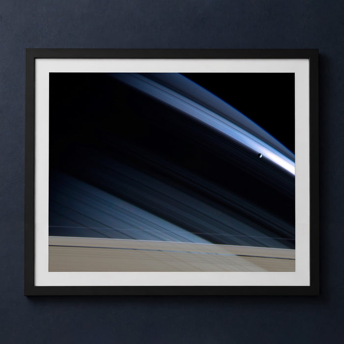 Framed print mockup — Mimas Nature's Canvas
