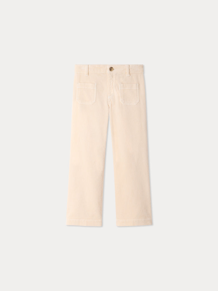 Minalie organic cotton velvet trousers