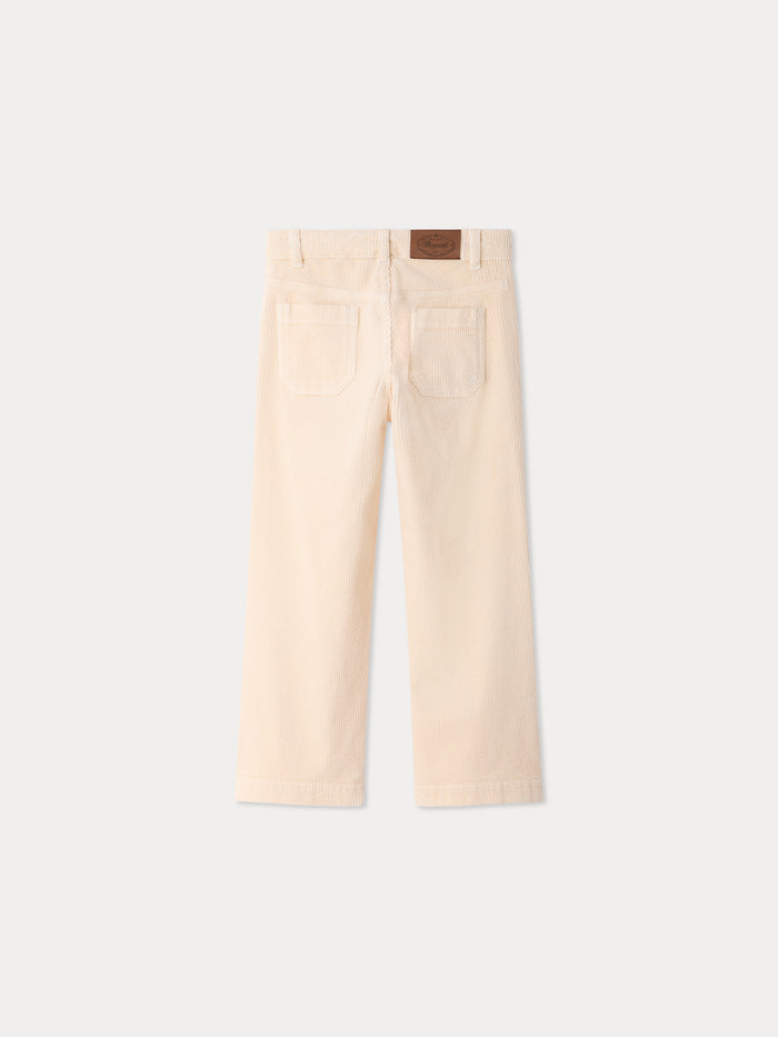 Minalie organic cotton velvet trousers