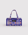 Mini Nylon Market Bag - Market Plaid Blue