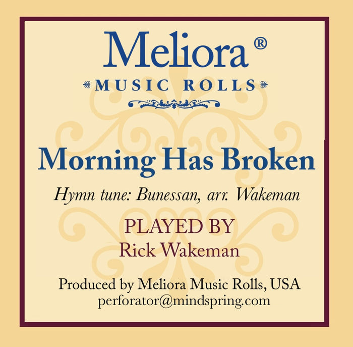 Morning Has Broken - as played by Rick Wakeman / Welte-Mignon Licensee