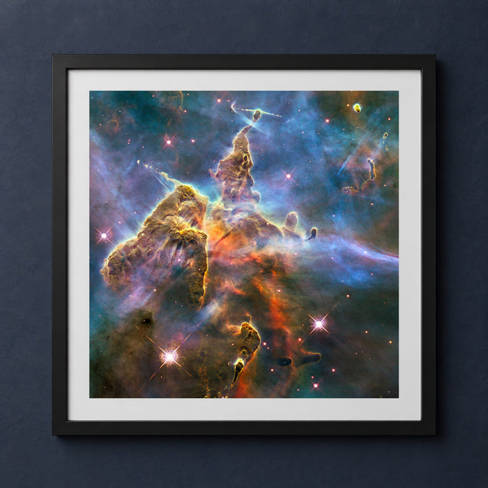 Framed print mockup — Mystic Mountains