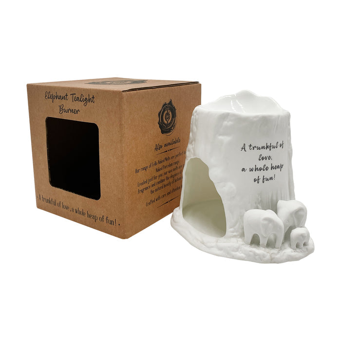 Naked Cello - Elephant Tealight Burner - A Trunkful of Love, a Whole Heap of Fun!