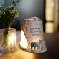 Naked Cello - Elephant Tealight Burner - Love Keeps the Family Strong