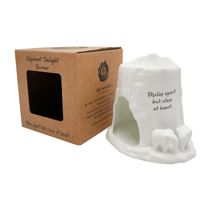 Naked Cello - Elephant Tealight Burner - Miles Apart but Close at Heart