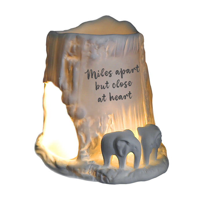 Naked Cello - Elephant Tealight Burner - Miles Apart but Close at Heart