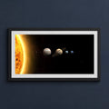 Framed print mockup — New Solar System