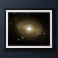Framed print mockup — NGC 6782 Galactic Ring
