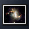 Framed print mockup — NGC1313 Starburst Galaxy