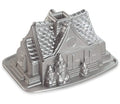Nordic Ware Tulbandvorm  Gingerbread House Bundt Zilver - Gietaluminium - 26 x 20 cm