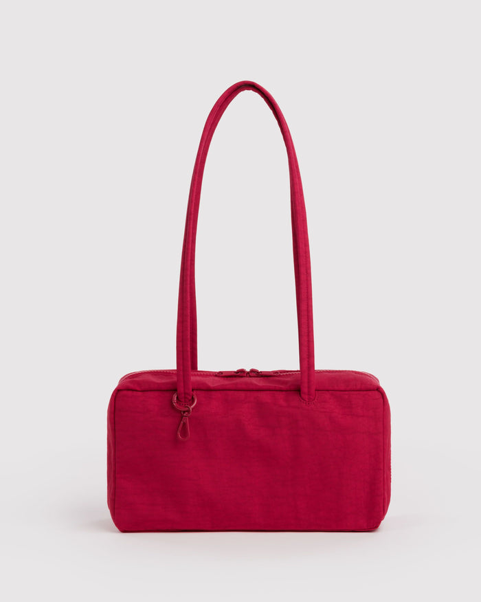Nylon Bowler Bag - Cherry
