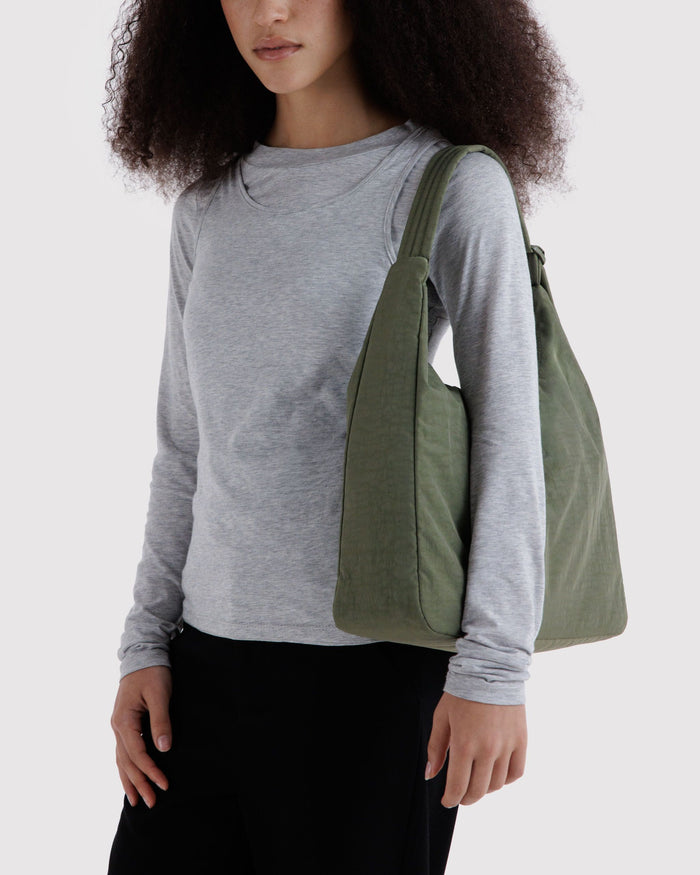 Nylon Shoulder Bag - Caper
