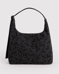 Nylon Shoulder Bag - Charcoal Ditsy Floral