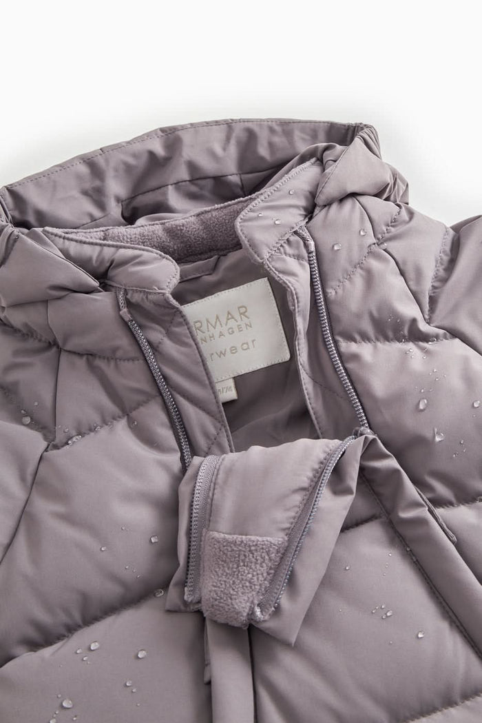 Oberto Puffer Suit - Plum Stem