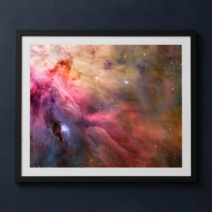 Framed print mockup — Orion Close Up