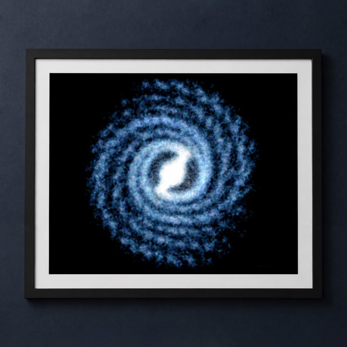 Framed print mockup — Our Milky Way