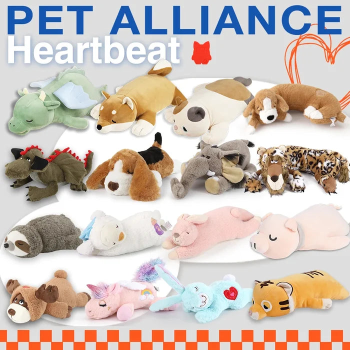Plush Puppy Heartbeat Toys, Birthday Gifts, Rich Dog Puzzle Toys, Behavior Training, 16 Christmas