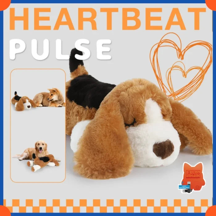 Plush Puppy Heartbeat Toys, Birthday Gifts, Rich Dog Puzzle Toys, Behavior Training, 16 Christmas