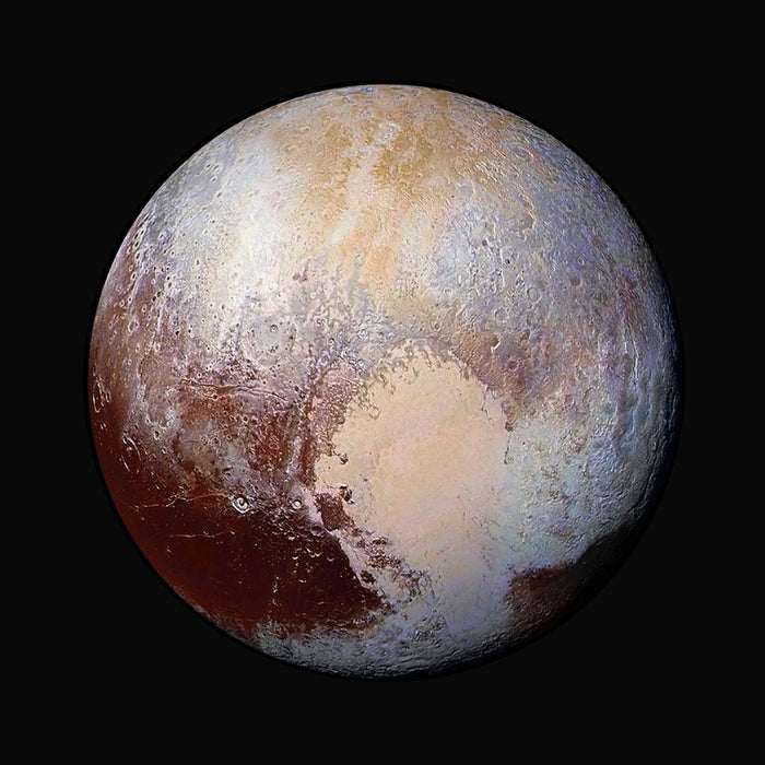Pluto in Color - high resolution space images - Sky Image Lab