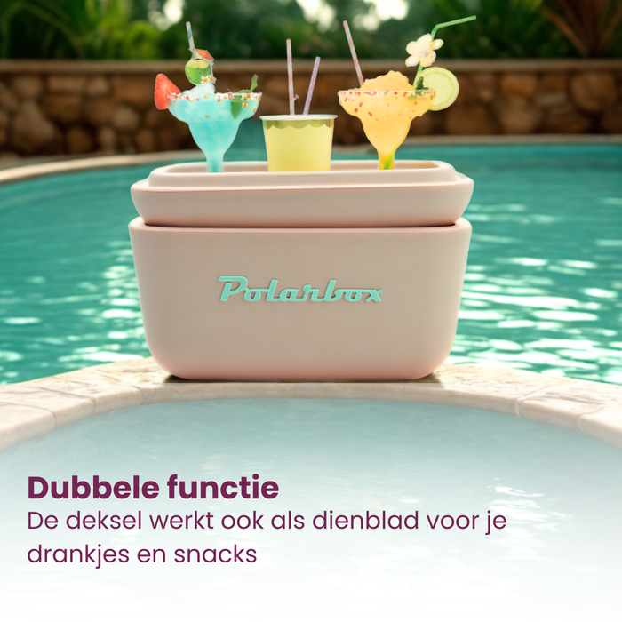 Polarbox Koelbox met Schouderband - Lichtblauw - 12 liter