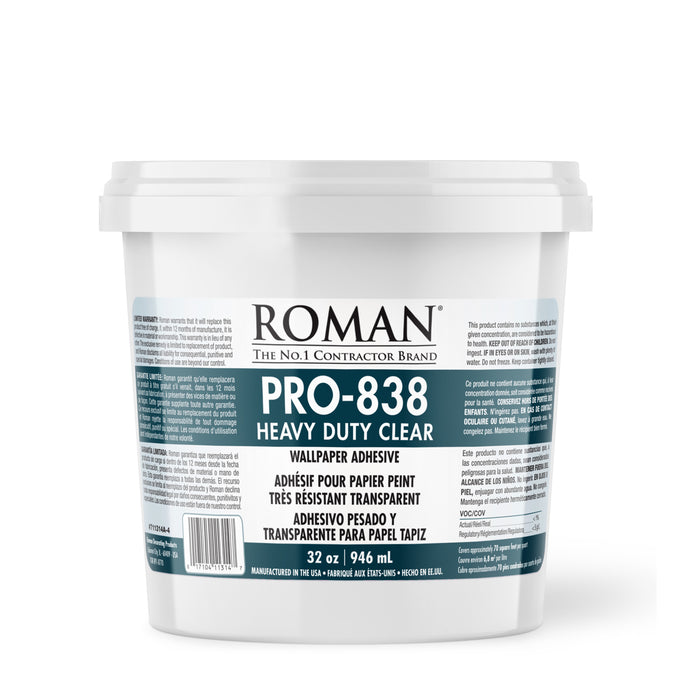 PRO-838 Heavy Duty Clear Adhesive