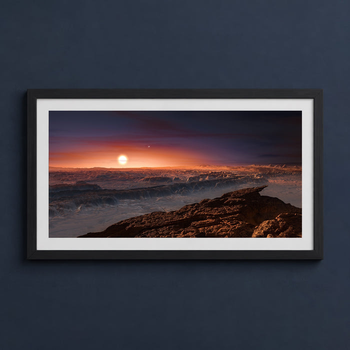 Framed print mockup — Proxima B Artist