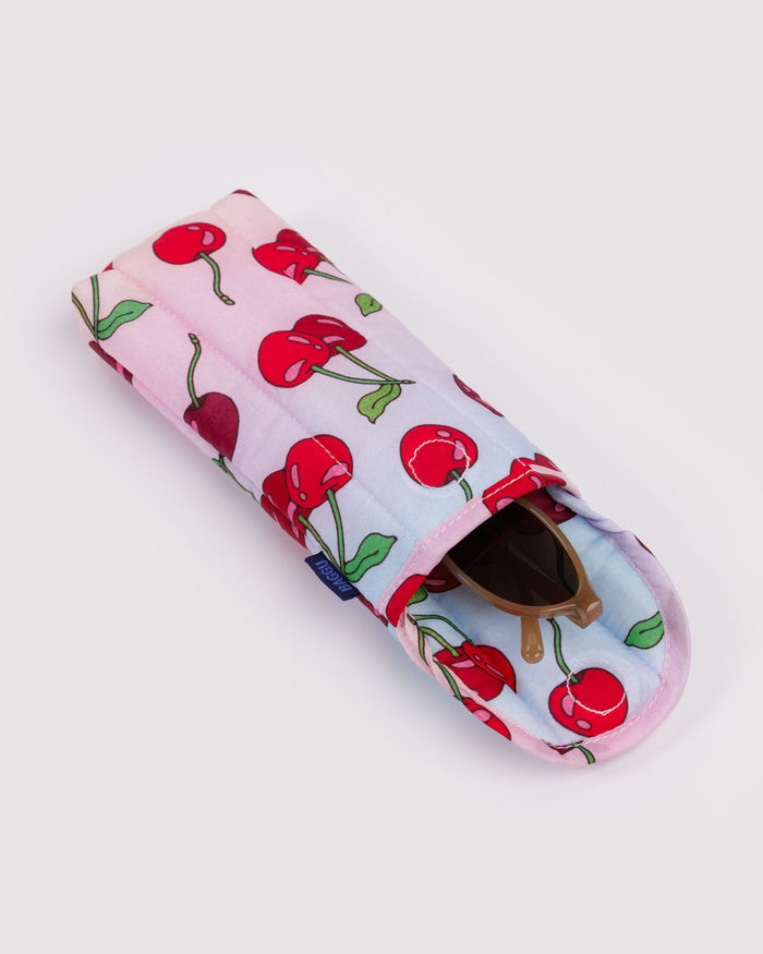 Puffy Glasses Sleeve - Cherries