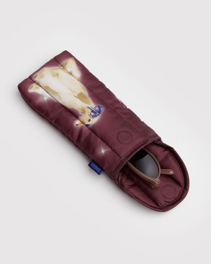 Puffy Glasses Sleeve - Fancy Dogs