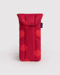 Puffy Glasses Sleeve - Red Polka Dot
