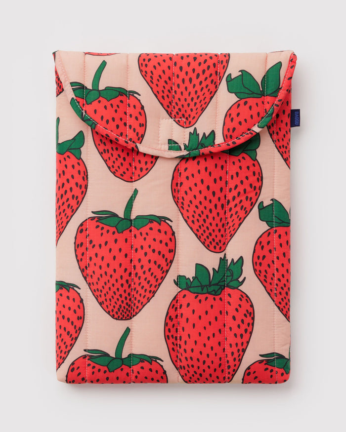 Puffy Laptop Sleeve 16" - Strawberry