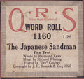 QRS 1160 "Japanese Sandman" played by Zez Confrey