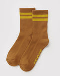 Ribbed Sock - Toffee Stripe