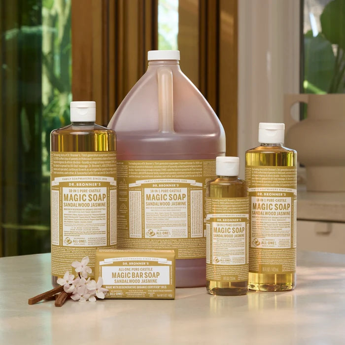 PURE-CASTILE BAR SOAP Sandalwood Jasmine [5 oz]