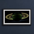 Framed print mockup — Saturn at Night
