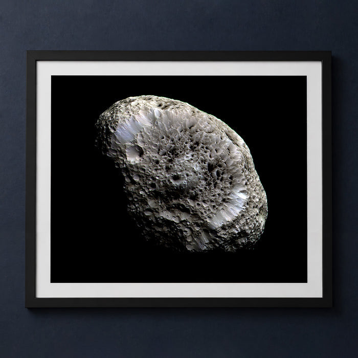 Framed print mockup — Saturn Hyperion