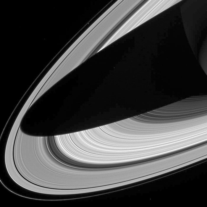 Saturn Ring Shadow - high resolution space images - Sky Image Lab