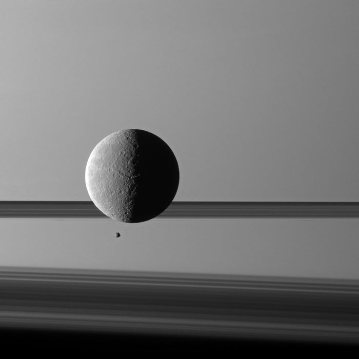 Saturn Sun Moon Rings - high resolution space images - Sky Image Lab