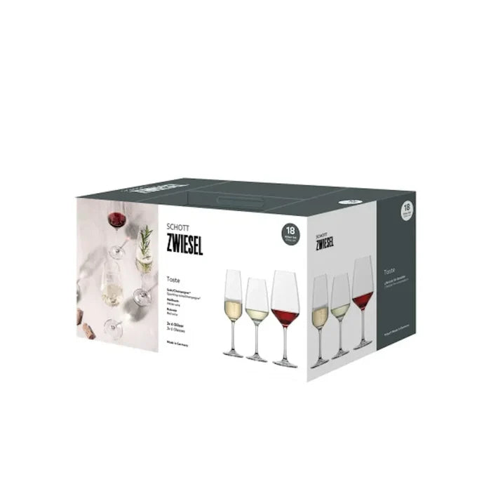Schott Zwiesel Wijnglazenset Tulip 18-delige - Rode wijnglazen, Witte wijnglazen en Champagneglazen
