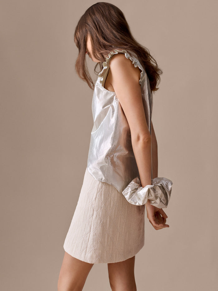 Bonpoint - Silver Journey Maxi Scrunchie - view 4