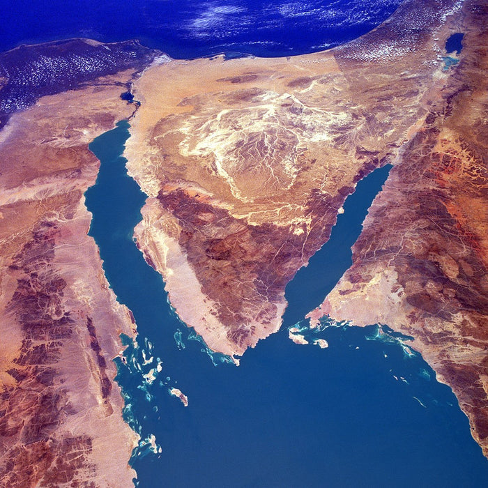 Sinai Exodus Route - high resolution space images - Sky Image Lab