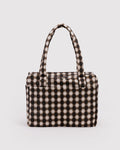 Small Cloud Carry-On - Blurred Gingham Brown