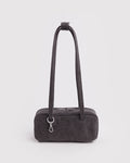 Small Denim Bowler Bag - Washed Black Denim