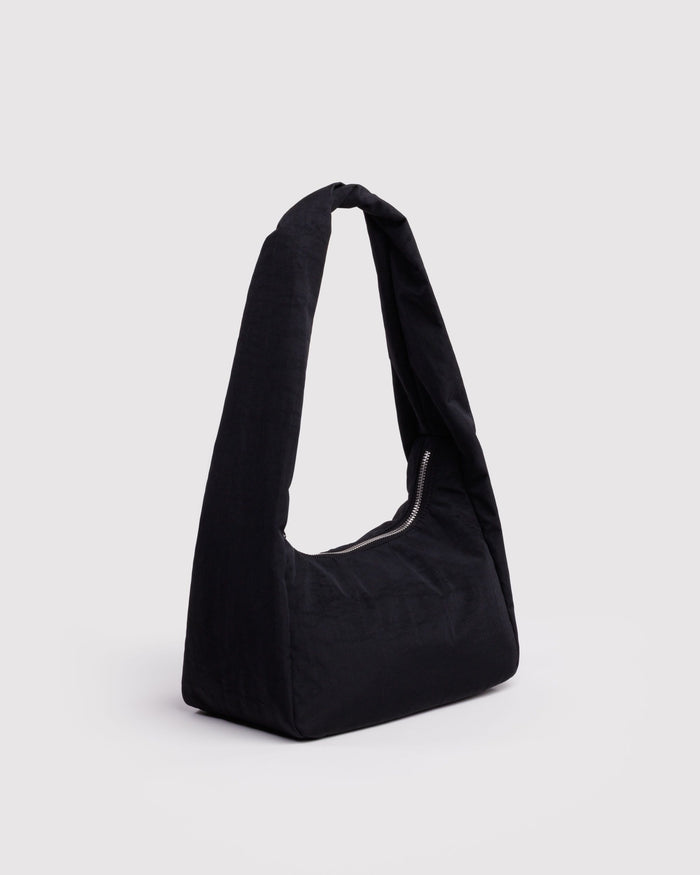 Small Nylon Meringue Bag - Black